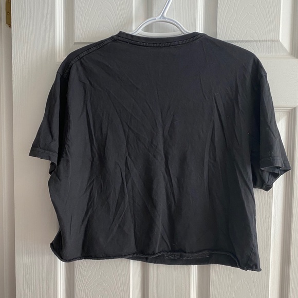 Black with pink section t shirt - Picture 2 of 2